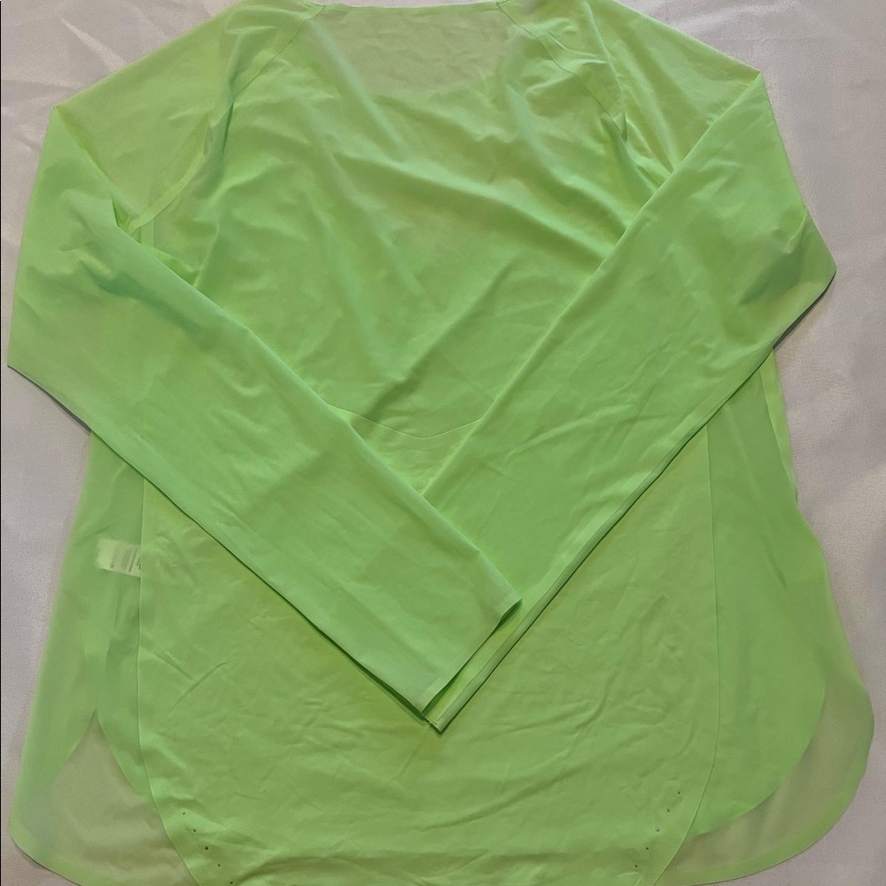 Neon sheer athleta long sleeve - Picture 2 of 3